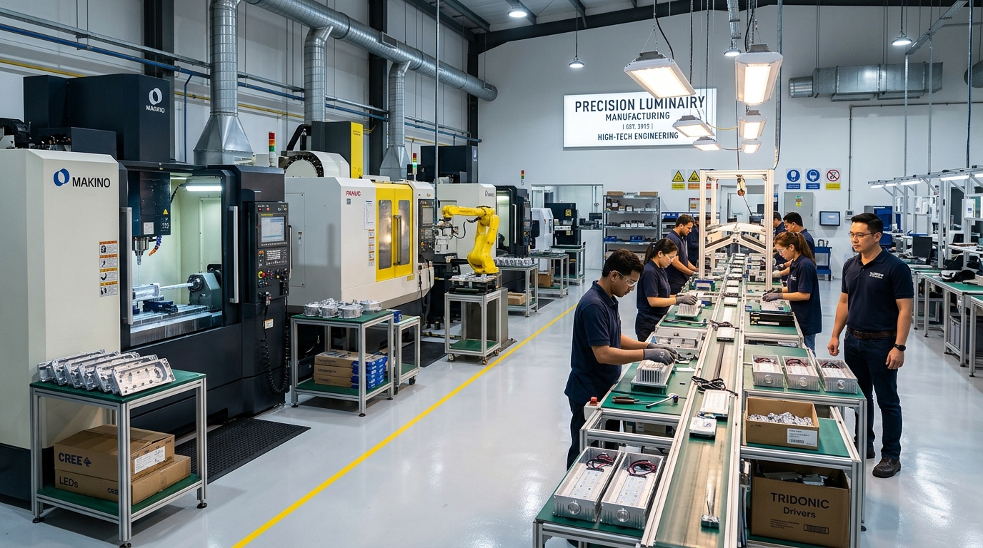Precision CNC die-casting & SMT workshop