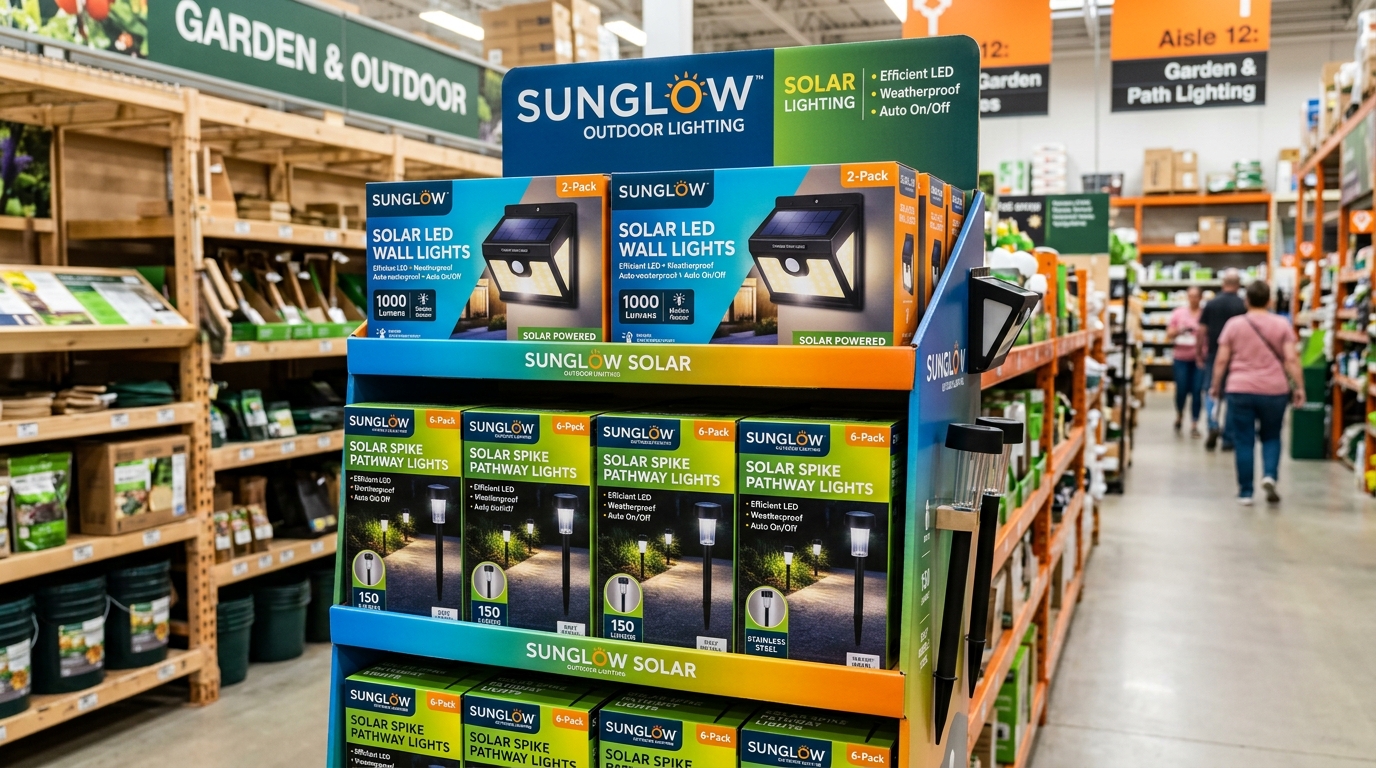 Solar Outdoor Retail Fast-Selling Lighting